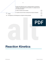 A2 Reaction Kinetics Notes
