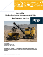 2019 Caterpillar Mining Equipment Management Metrics Document - Version 4