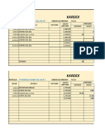 Kardex de Existencias Explicación de Metodos Peps y CPP