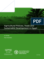 Agricultural Policies, Trade and Sustainable Development in Egypt