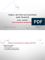 Public Sector Accounting and Finance: Ac403 - Lecture 4