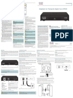 Adaptador de Transporte Digital Cisco DTA50: Precaución