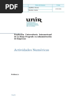 Actividades Numéricas Estadística 1