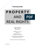 Property Law Syllabus 2020-2021