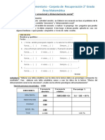 Material Complementario Carpeta de Recuperación Segundo de Secundaria