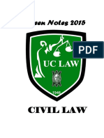 Civil Law Green Notes 20015