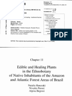 Edible and Healing Plants in Ethnobotcany of Indigenous Amazon - Brazil