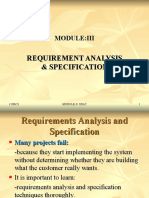 Requirement Analysis & Specification