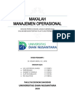 Makalah Manajemen Operasional