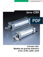 Manual Cilindro Serie C95 SMC Português