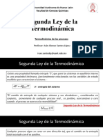 Segunda Ley de La Termodinámica-C23Abril - Termodinamica de Los Procesos - EJ2020 - IASL