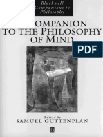 BLACKWELL Companion of the Philosophy of Mind