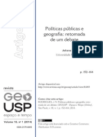 Politica Publica y Geografia - Juliana Junes