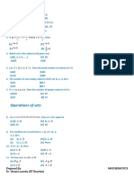 Operations of Sets: DPP Sets and Relations