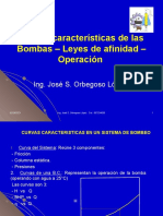 Clase 19 - Curvas Características de Las Bombas - Leyes de Afinidad - Operación de Bombas