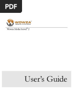 Download WowzaMediaServerUsersGuidebyEvgenyShapiroSN49630914 doc pdf