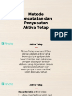 8. Metoda Pencatatan Dan Penyusutan Aktiva Tetap