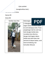 Ujian praktek menghentikan bola -WPS Office