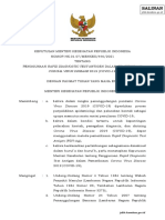 Keputusan Menteri No. HK.01.07-MENKES-446-2021 Ttg Rapid Diagnostic Test Antigen Dalam Pemeriksaan COVID-19-Sign