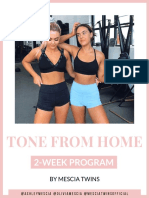 2-Week Program: Tone From Home