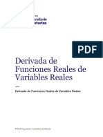 Derivada de Funciones Reales de Variables Reales