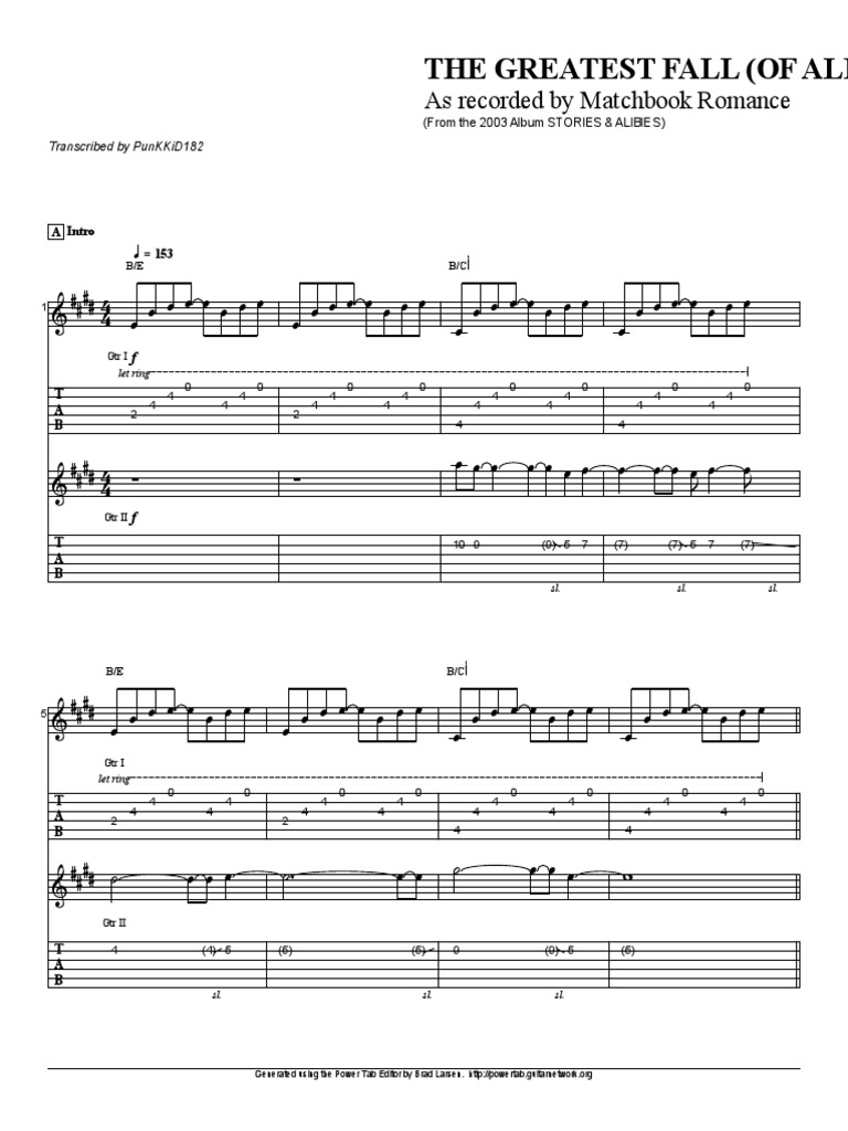 Matchbook Romance Greatest Fall of All Time PDF