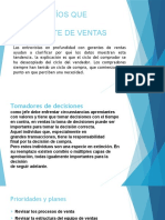 Los Desafíos Que Enfrenta Un Gerente de Ventas