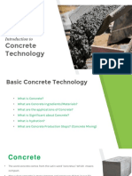 Introduction to Concrete Basics