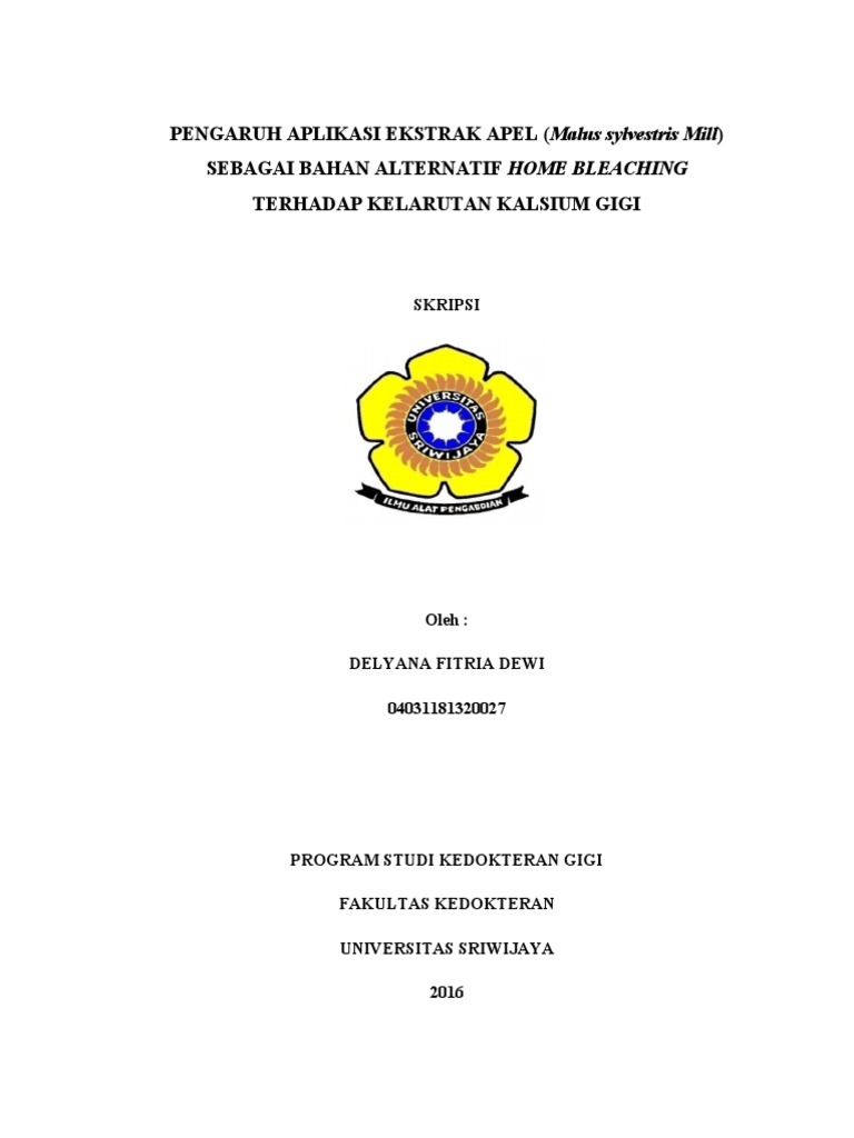 Ekstrak Apel untuk Home Bleaching Gigi | PDF