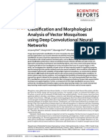 Classification and Morphological Analysis of Vector Mosquitoes Using Deep Convolutional Neural Networks