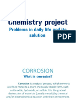 Chemistry Project: Problems in Daily Life and Its Solution