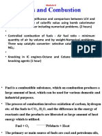 Fuels and Combustion: - Calorific Value - Significance and Comparison Between LCV and