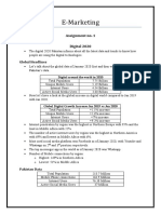 E-Marketing Assignment 1 - 2173208