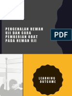 Pengenalan Hewan Uji Dan Cara Pemberian Obat Pada Hewan Uji