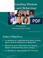 Understanding Human Nature and Behaviour