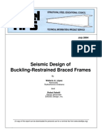 Seismic Design of Buckling.restrained Braced Frames