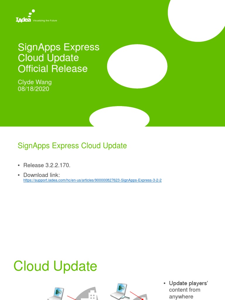 SignApps Express Cloud Update 20201007 PDF Cloud Computing Local