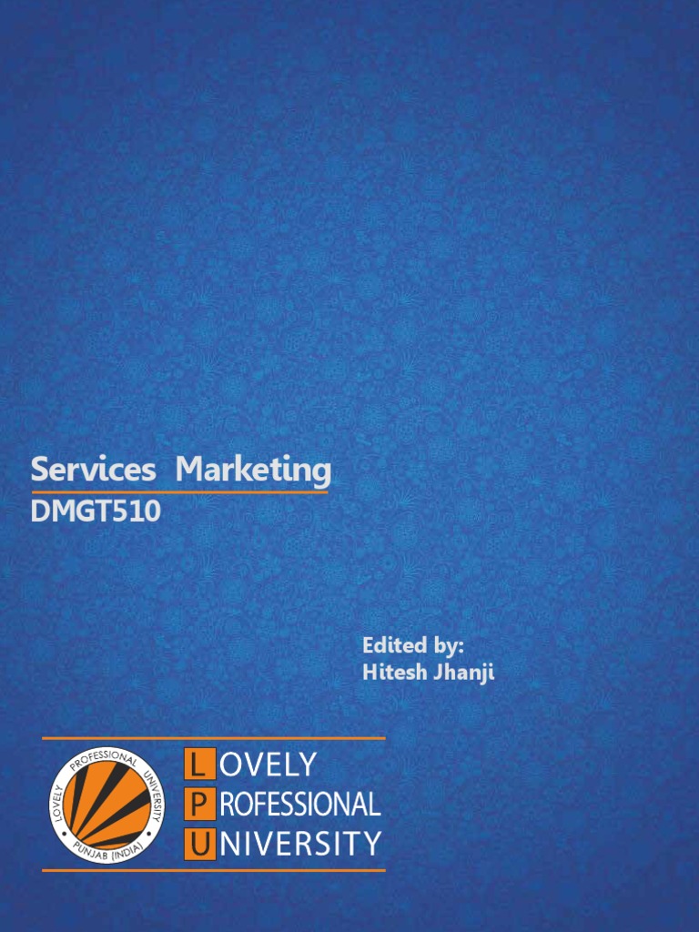 Dmgt510 Services Marketing PDF Goods Marketing photo