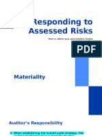 Responding To Assessed Risks: Here Is Where Your Presentation Begins