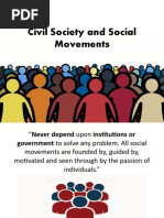 Civil Society and Social Movements | PDF | Non Governmental ...