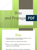 Bias and Propaganda