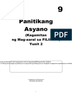 Q2 Filipino 9 Panitikang Asyano LM