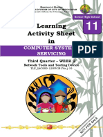 Learning Activity Sheet In: Computer Systems Servicing