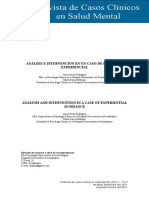 Análisis E Intervención en Un Caso de Evitación Experiencial