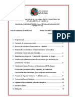 2018-1 Material Complementario Cátedra de Legislación Farmacéutica Final