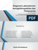Diagnosis Laboratorium Hemoglobinopathies Dan Thalassemia (Kelompok C)
