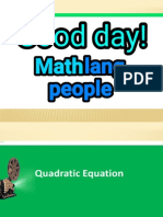 Illustration of Quadratic Equation