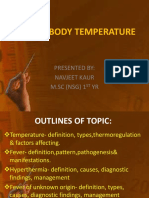 Altered Body Temperature: Presented By: Navjeet Kaur M.SC (NSG) 1 YR