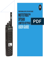 Motorola DP2600 Manual