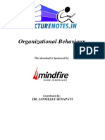 Organizational Behaviour by DR Janmejay Senapati 09a447